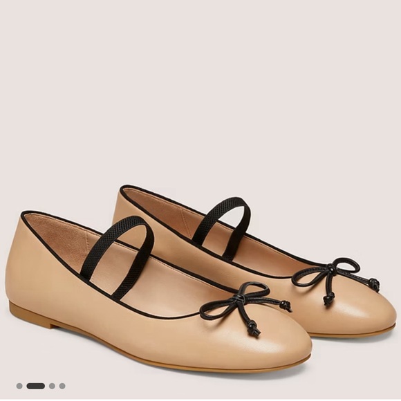 NWT Stuart Weitzman GABBY BOW BALLET FLAT - Picture 3 of 3
